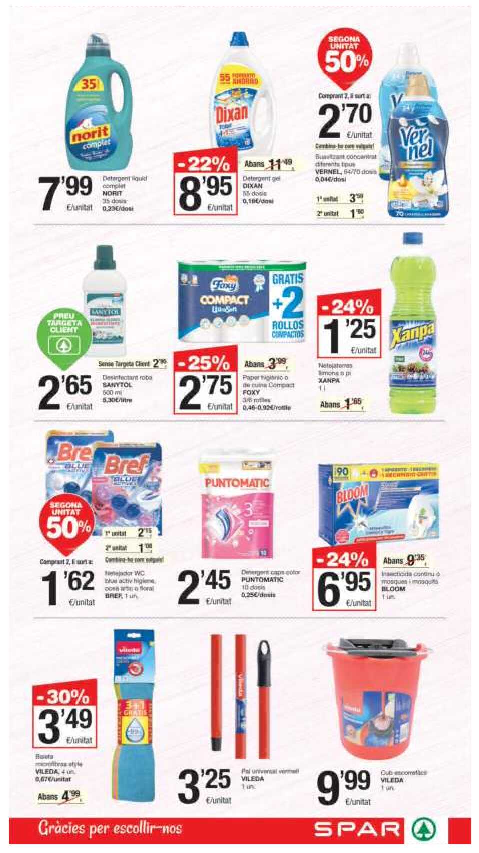Folleto semanal Spar. Página 21