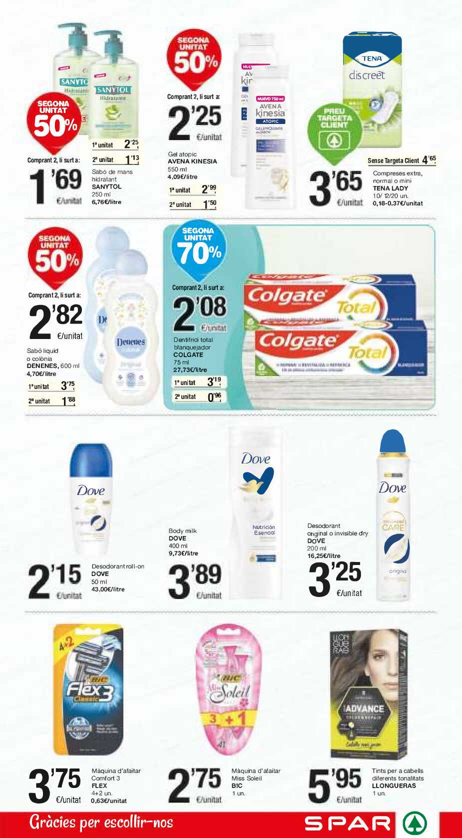 Folleto semanal Spar. Página 23