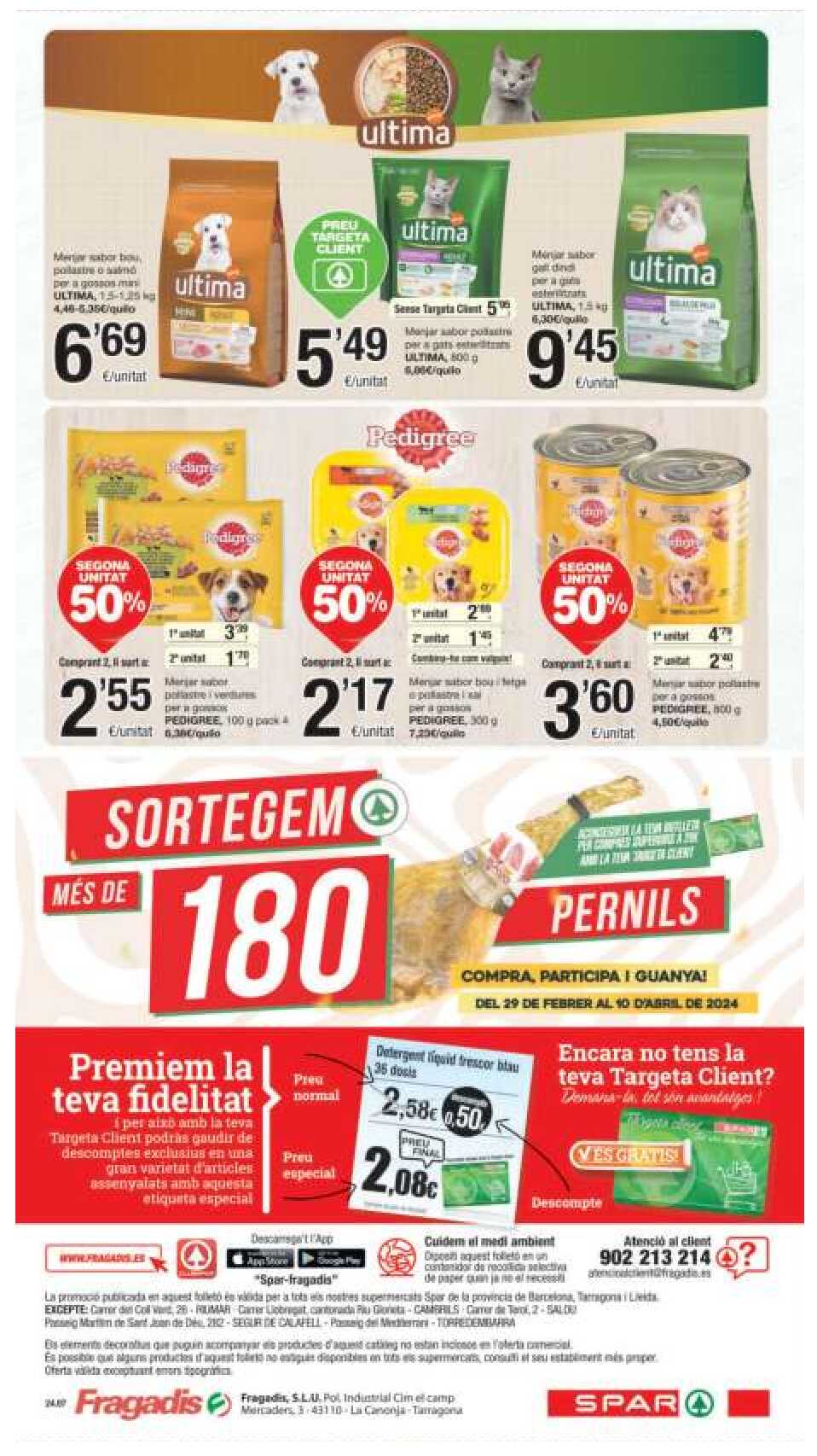 Folleto semanal Spar. Página 24