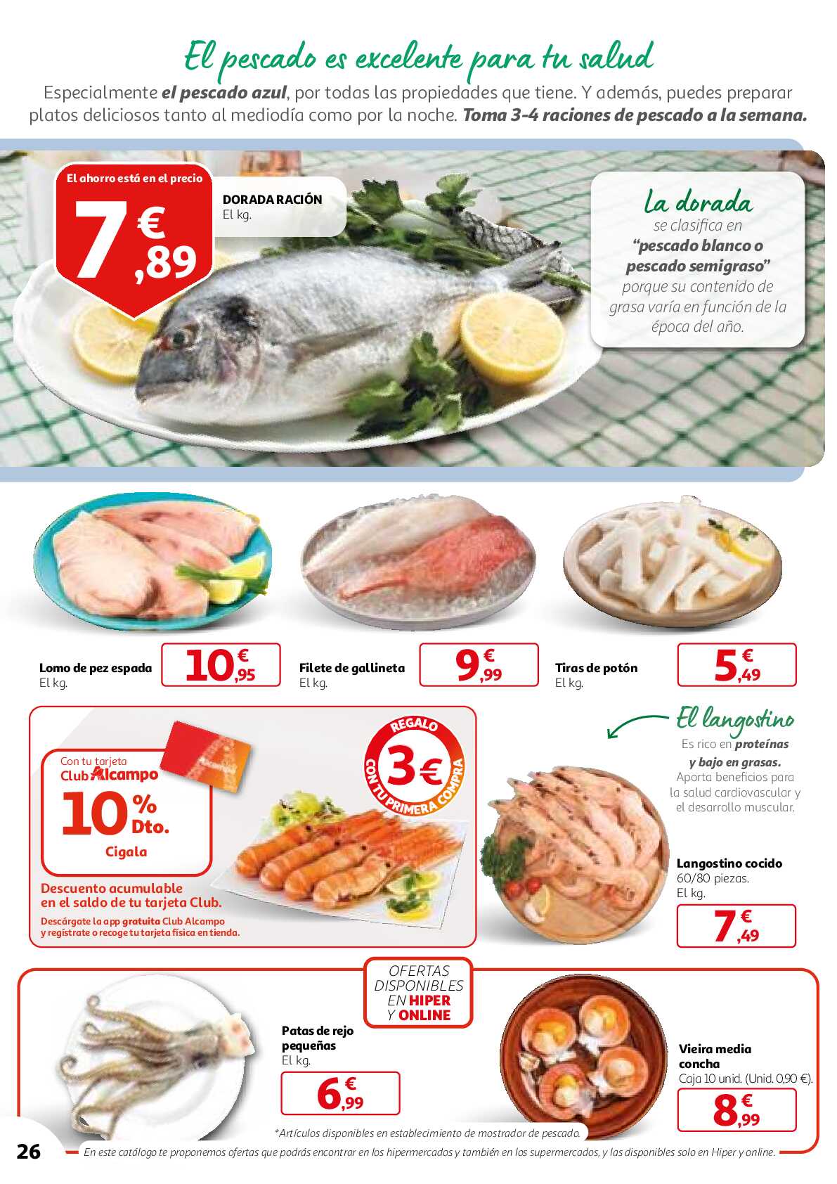 3x2 en una gran selección de productos Alcampo. Página 26