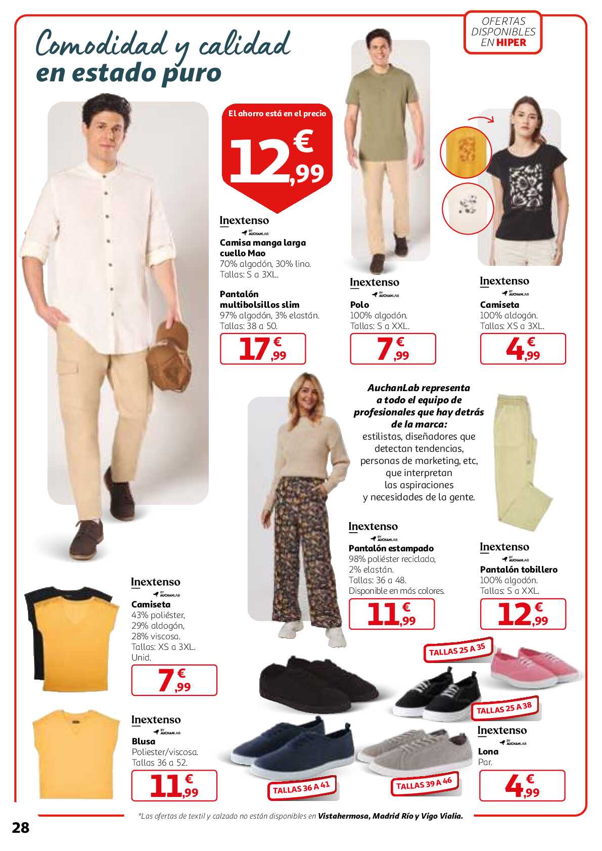 3x2 en una gran selección de productos Alcampo. Página 28