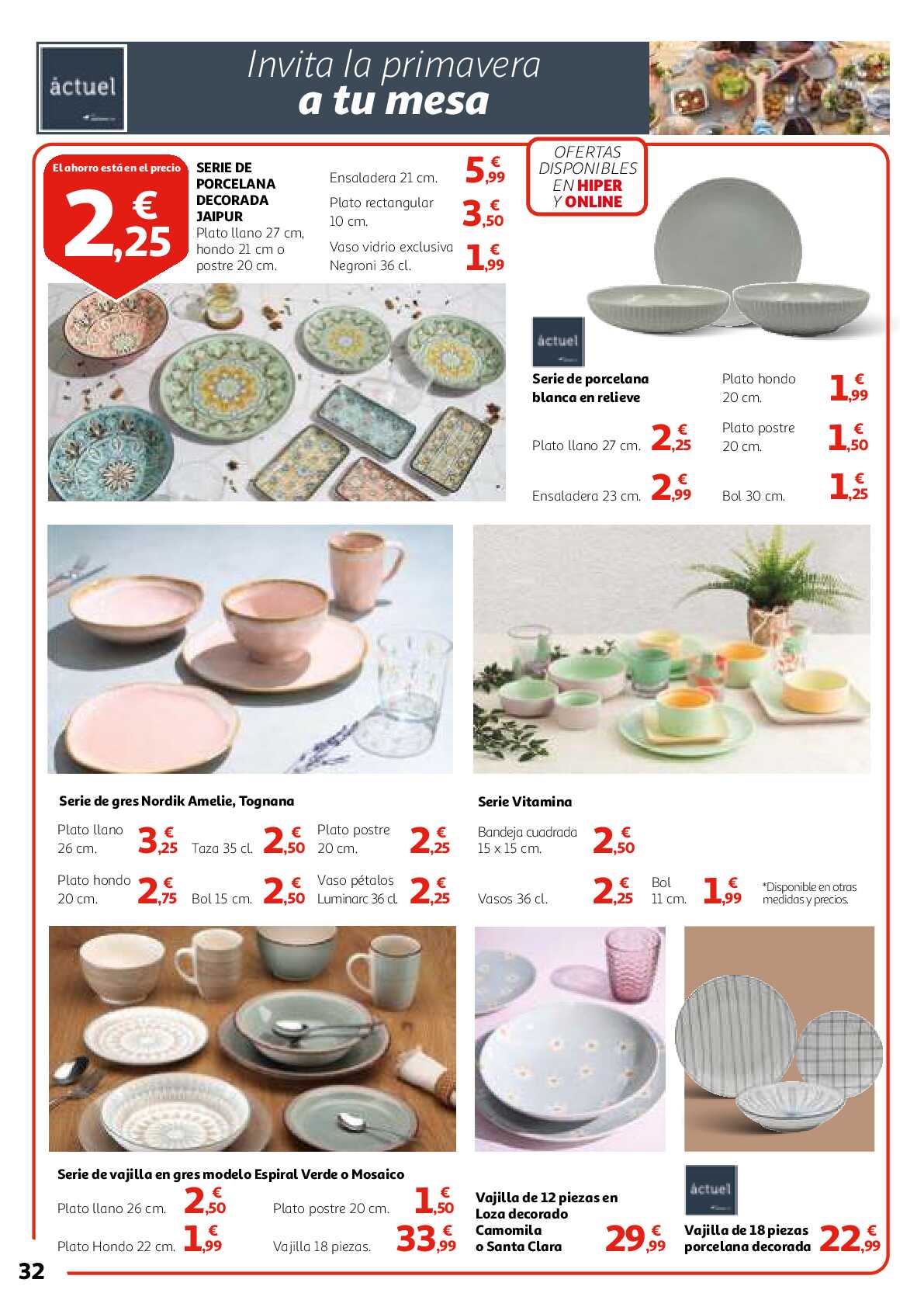 3x2 en una gran selección de productos Alcampo. Página 32
