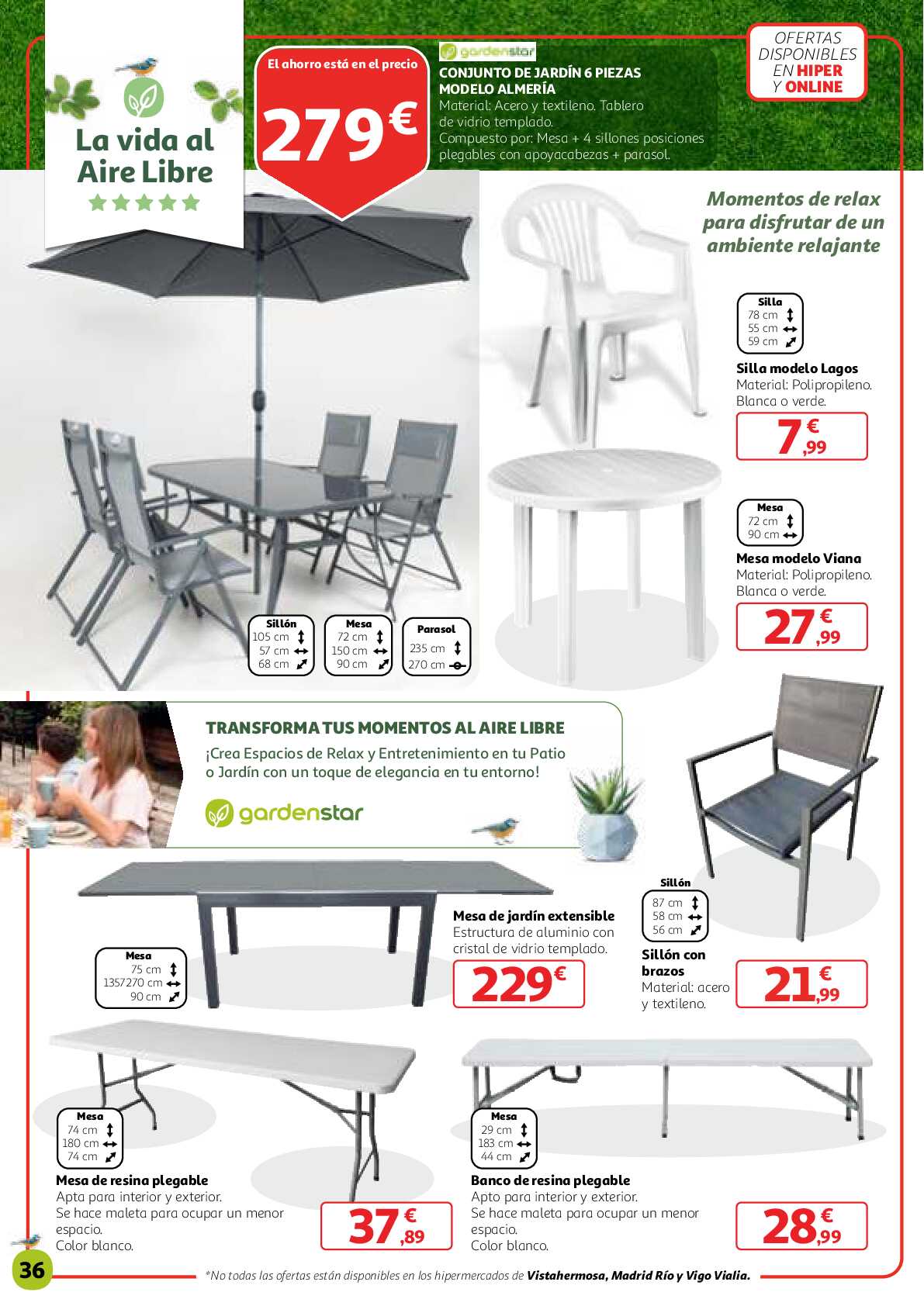 3x2 en una gran selección de productos Alcampo. Página 36