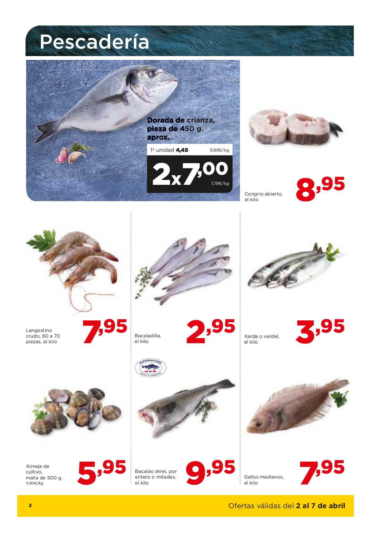 Folleto semanal Alimerka. Página 02