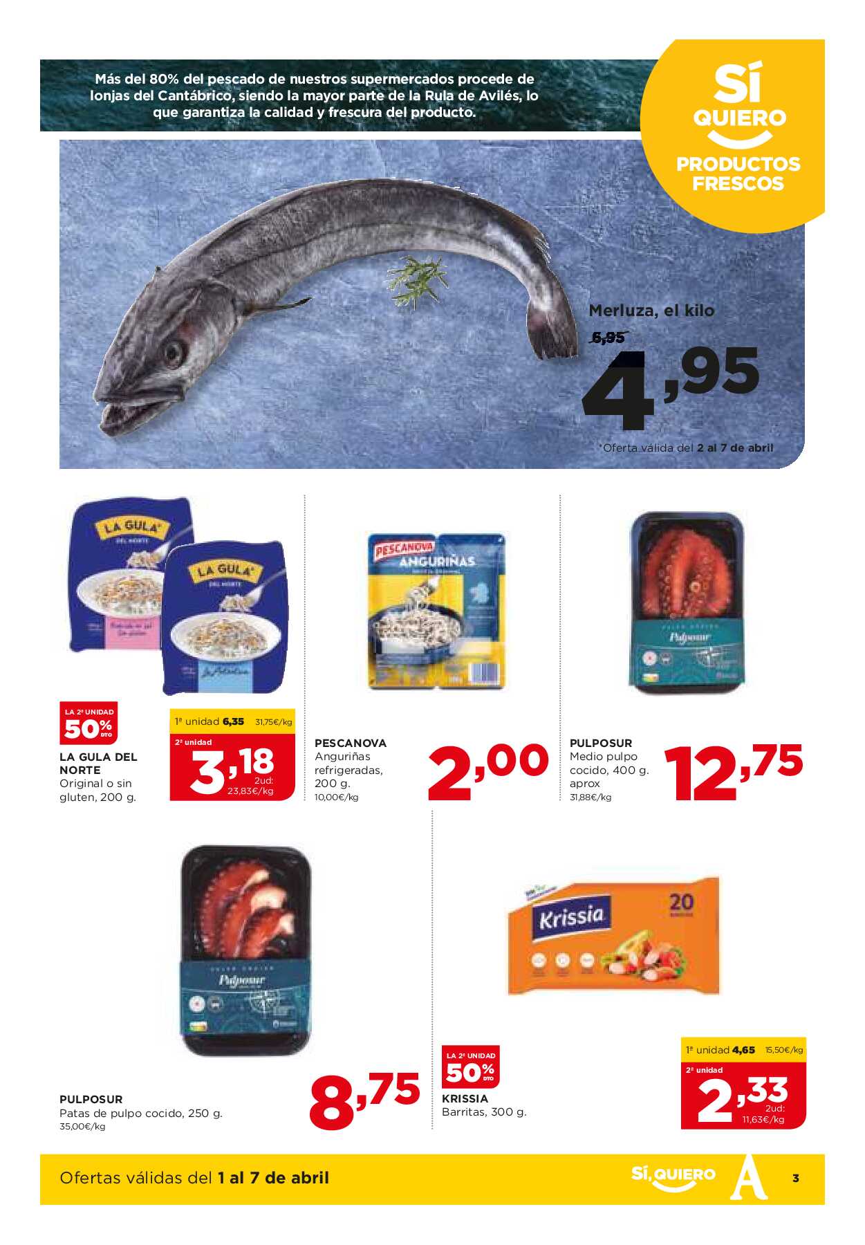 Folleto semanal Alimerka. Página 03