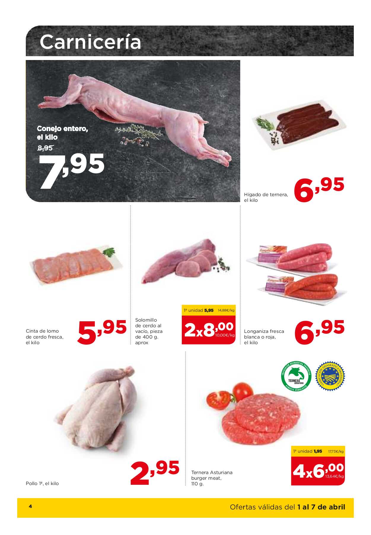 Folleto semanal Alimerka. Página 04