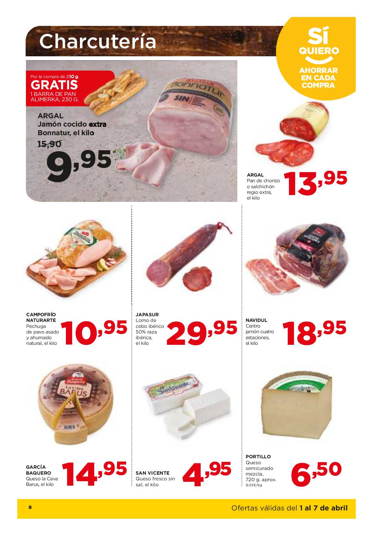Folleto semanal Alimerka. Página 08