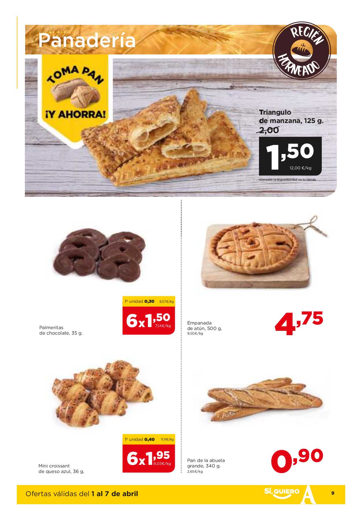 Folleto semanal Alimerka. Página 09