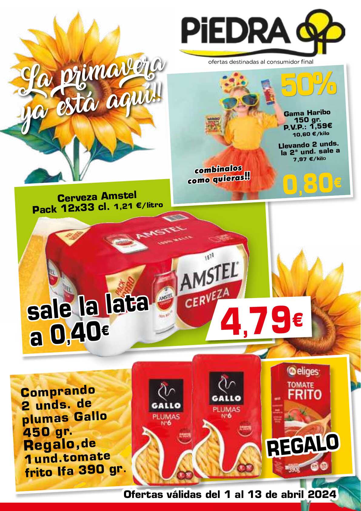 Folleto quincenal Piedra. Página 01