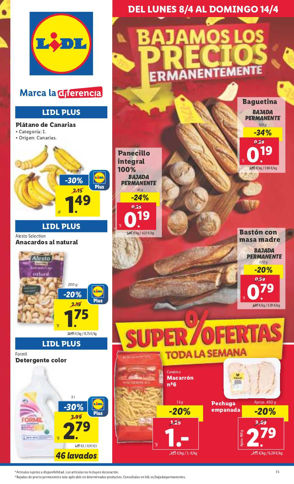Folleto semanal Lidl. Página 01