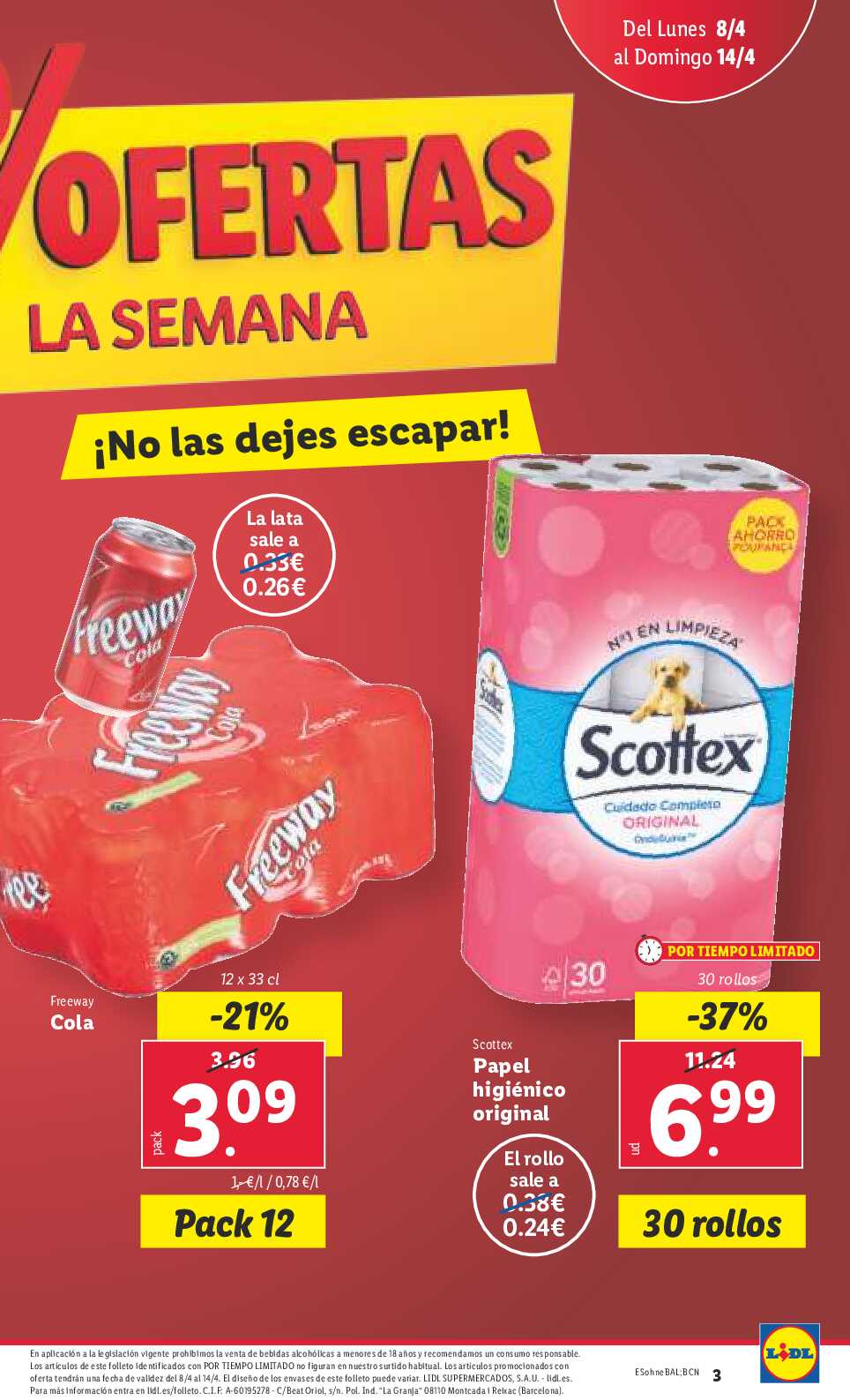 Folleto semanal Lidl. Página 03