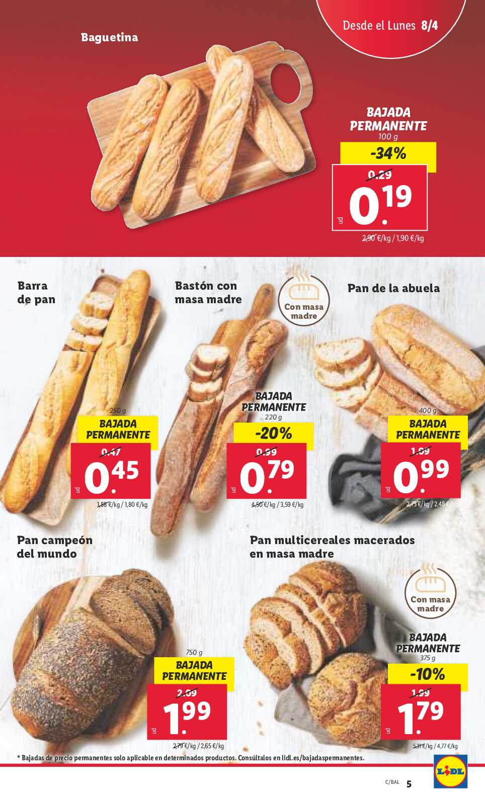 Folleto semanal Lidl. Página 05