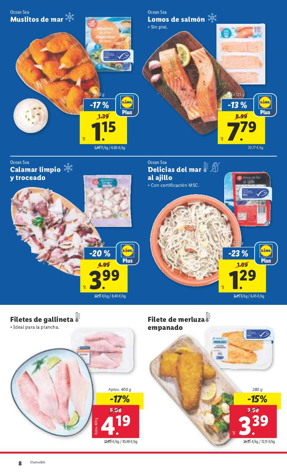 Folleto semanal Lidl. Página 08