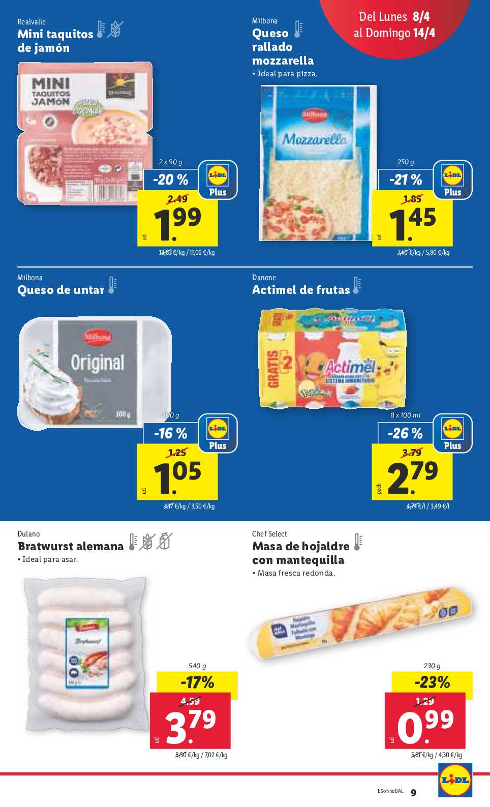 Folleto semanal Lidl. Página 09