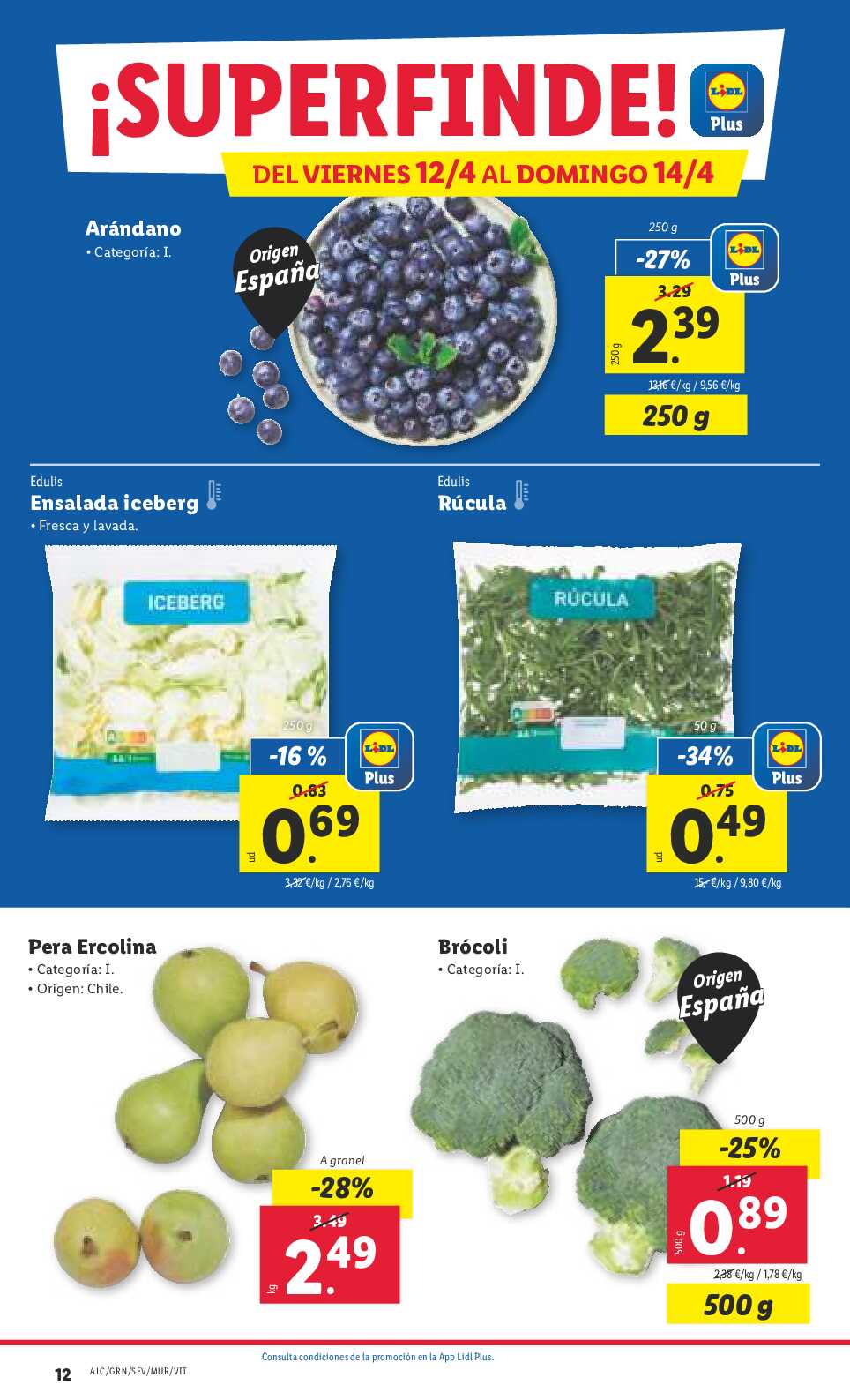 Folleto semanal Lidl. Página 12
