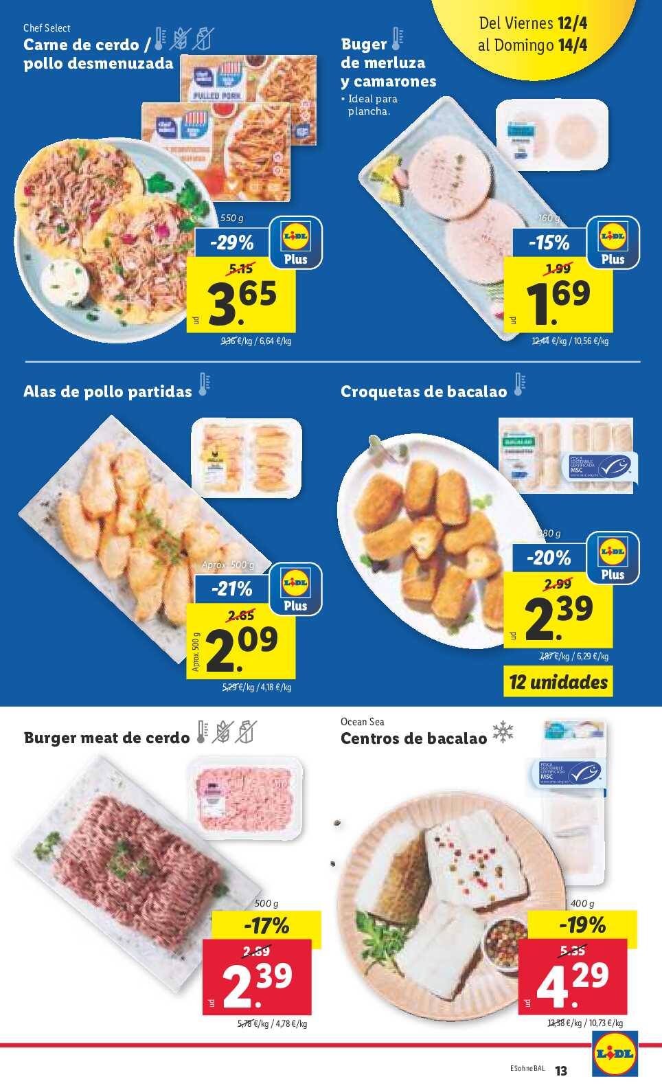 Folleto semanal Lidl. Página 13
