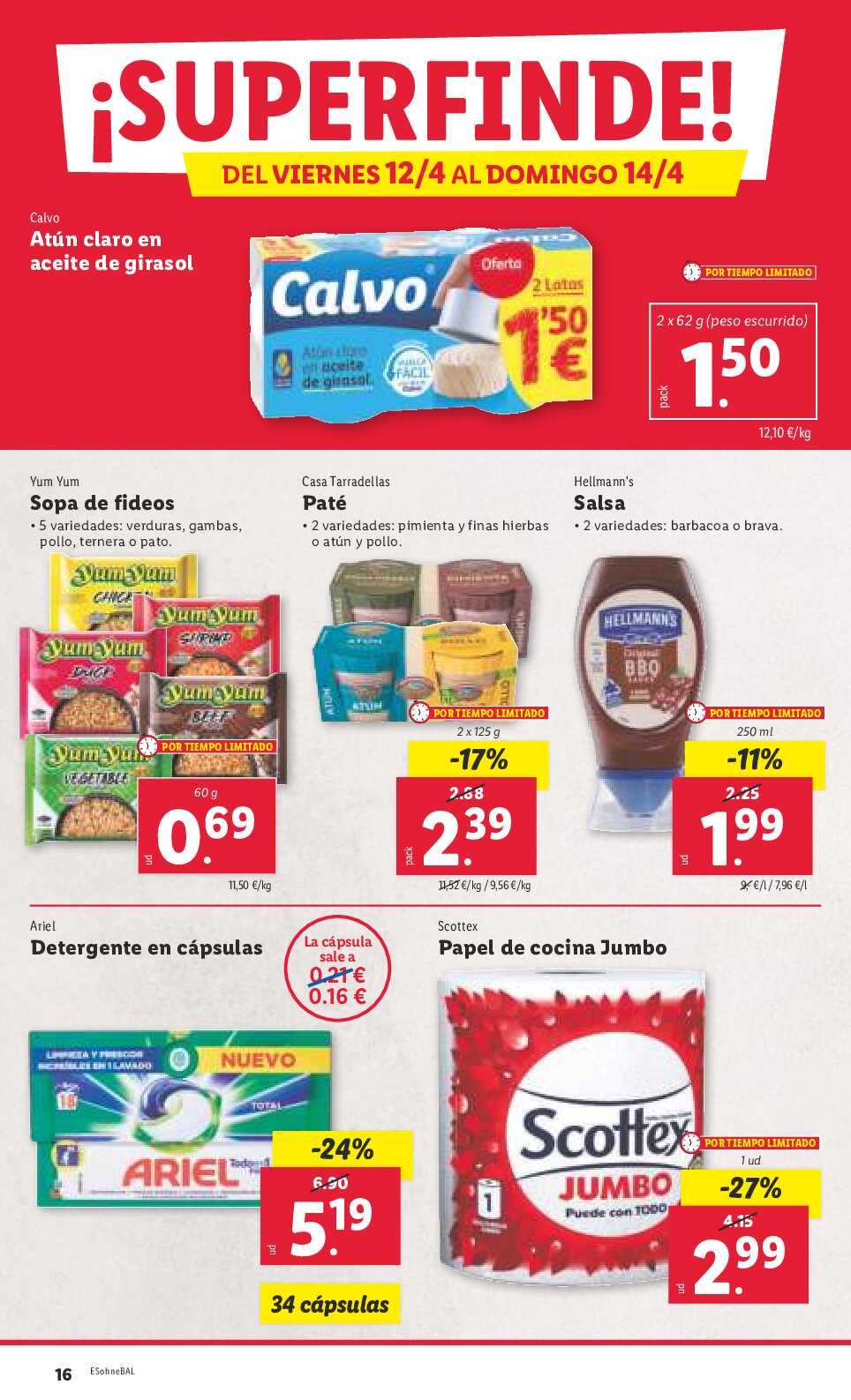 Folleto semanal Lidl. Página 16