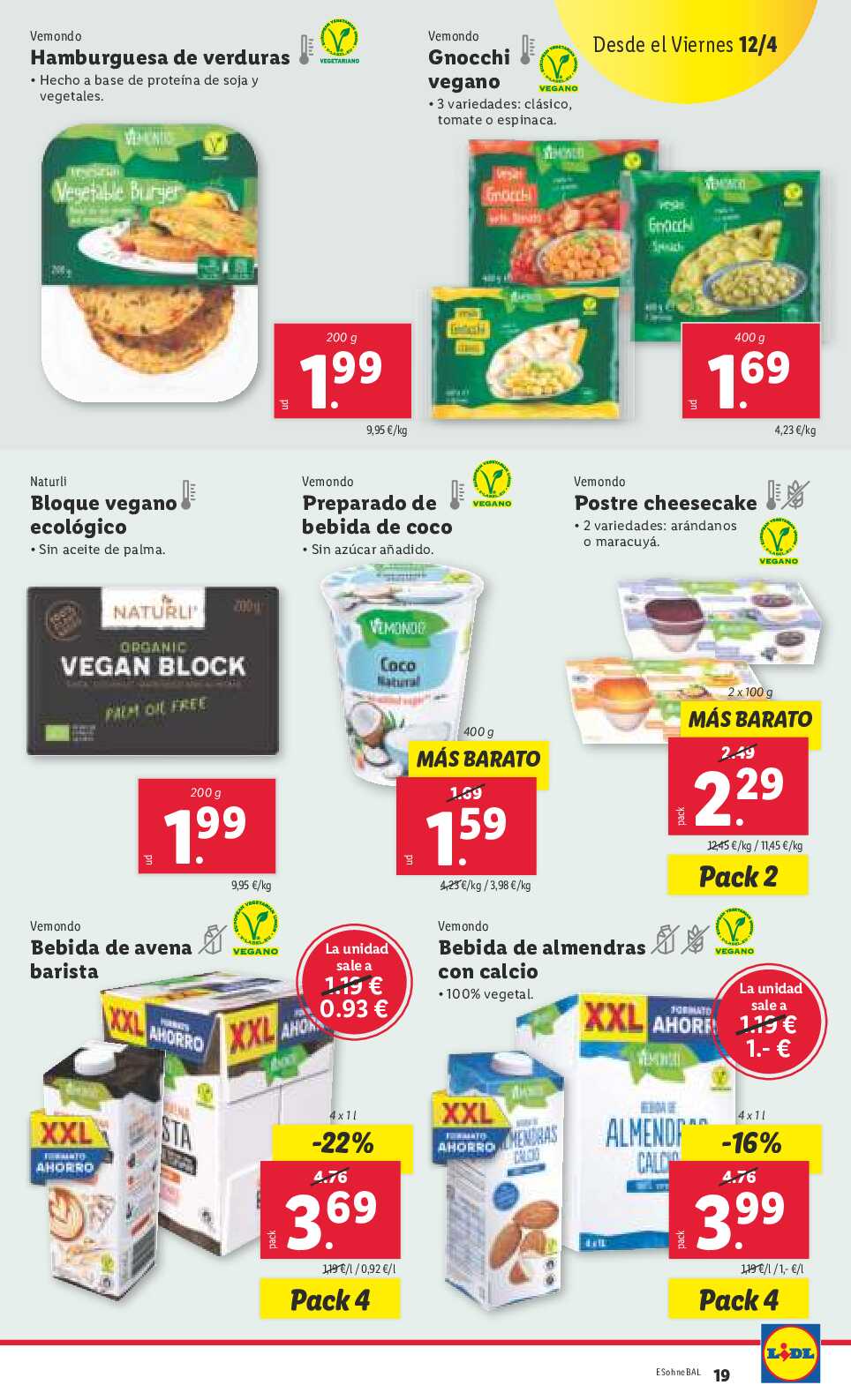 Folleto semanal Lidl. Página 19