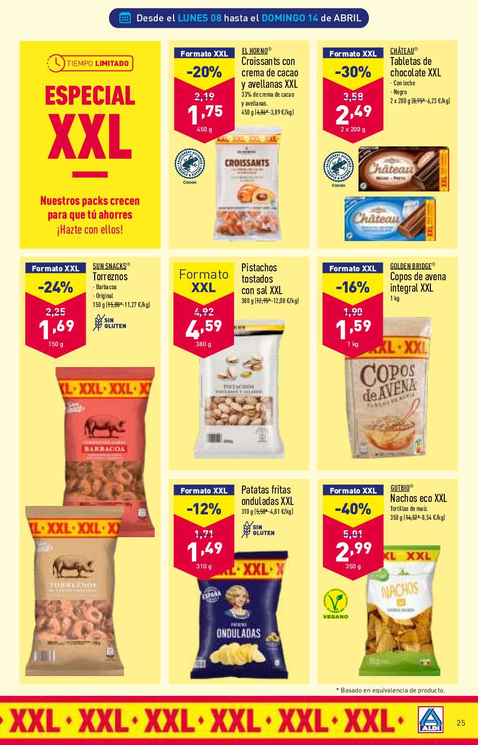 Folleto semanal Aldi. Página 25