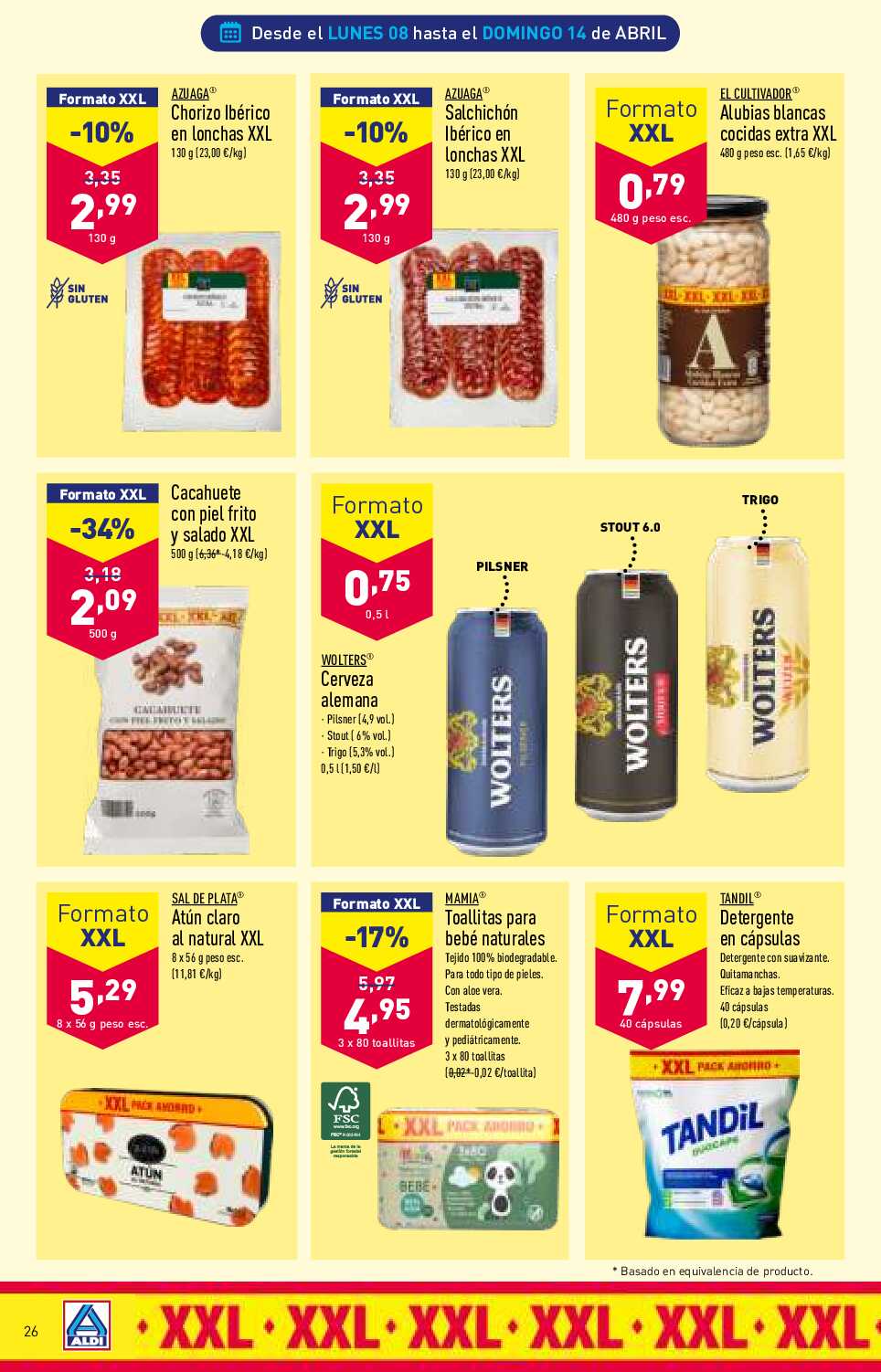 Folleto semanal Aldi. Página 26