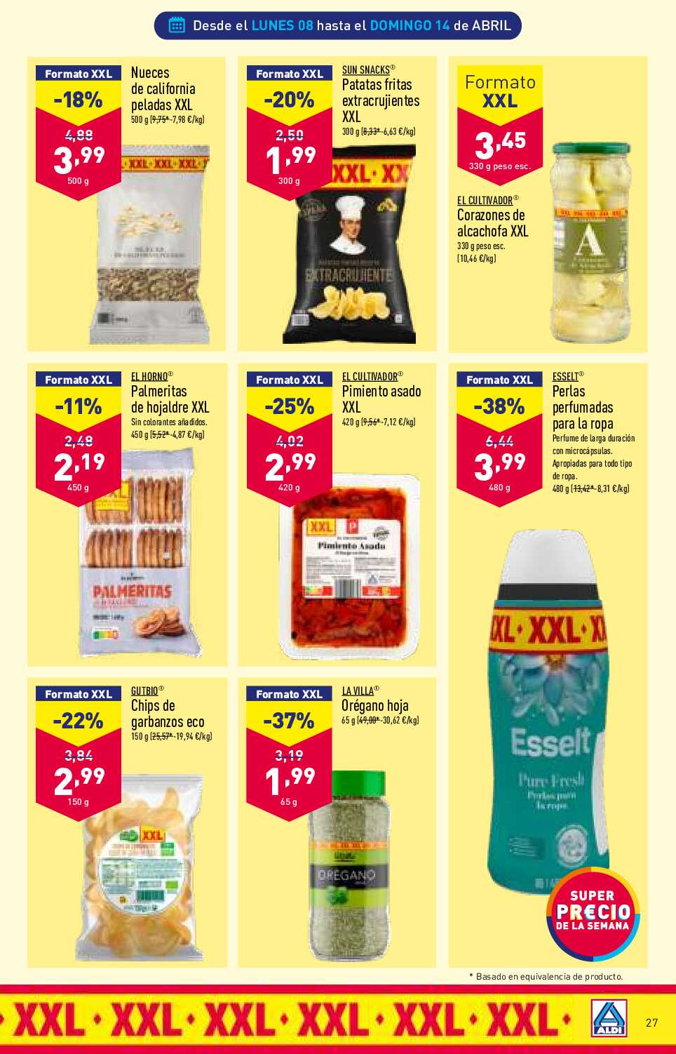 Folleto semanal Aldi. Página 27