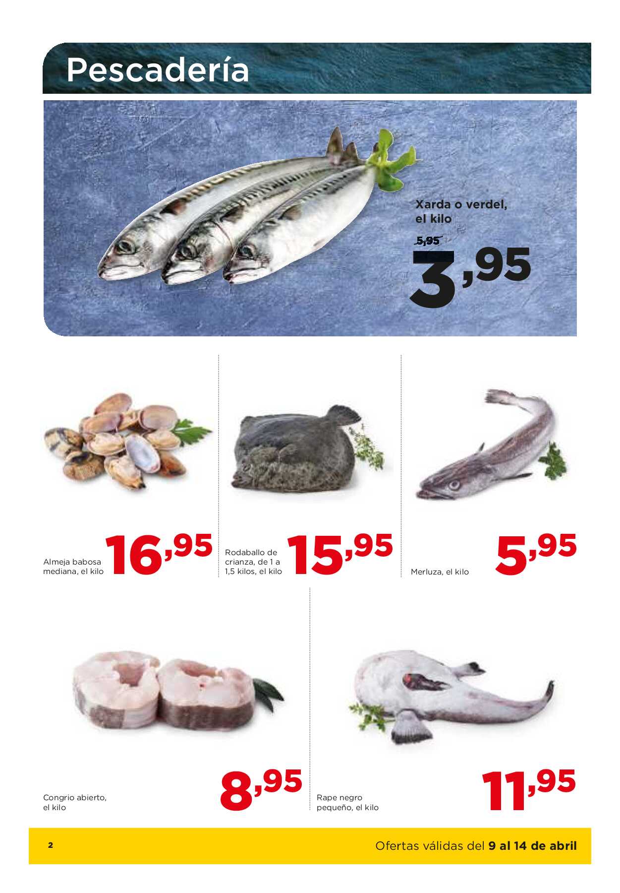 Folleto semanal Alimerka. Página 02