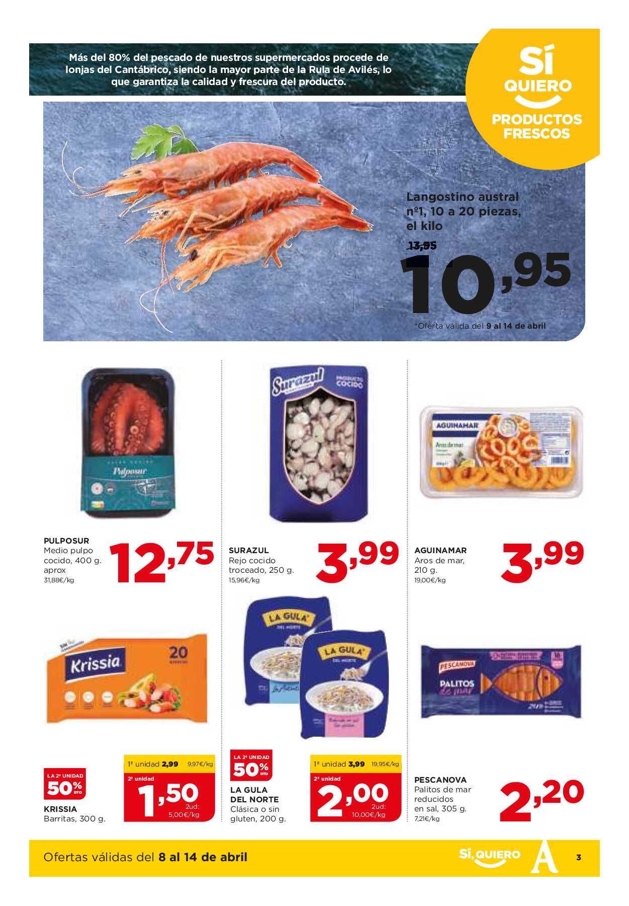 Folleto semanal Alimerka. Página 03