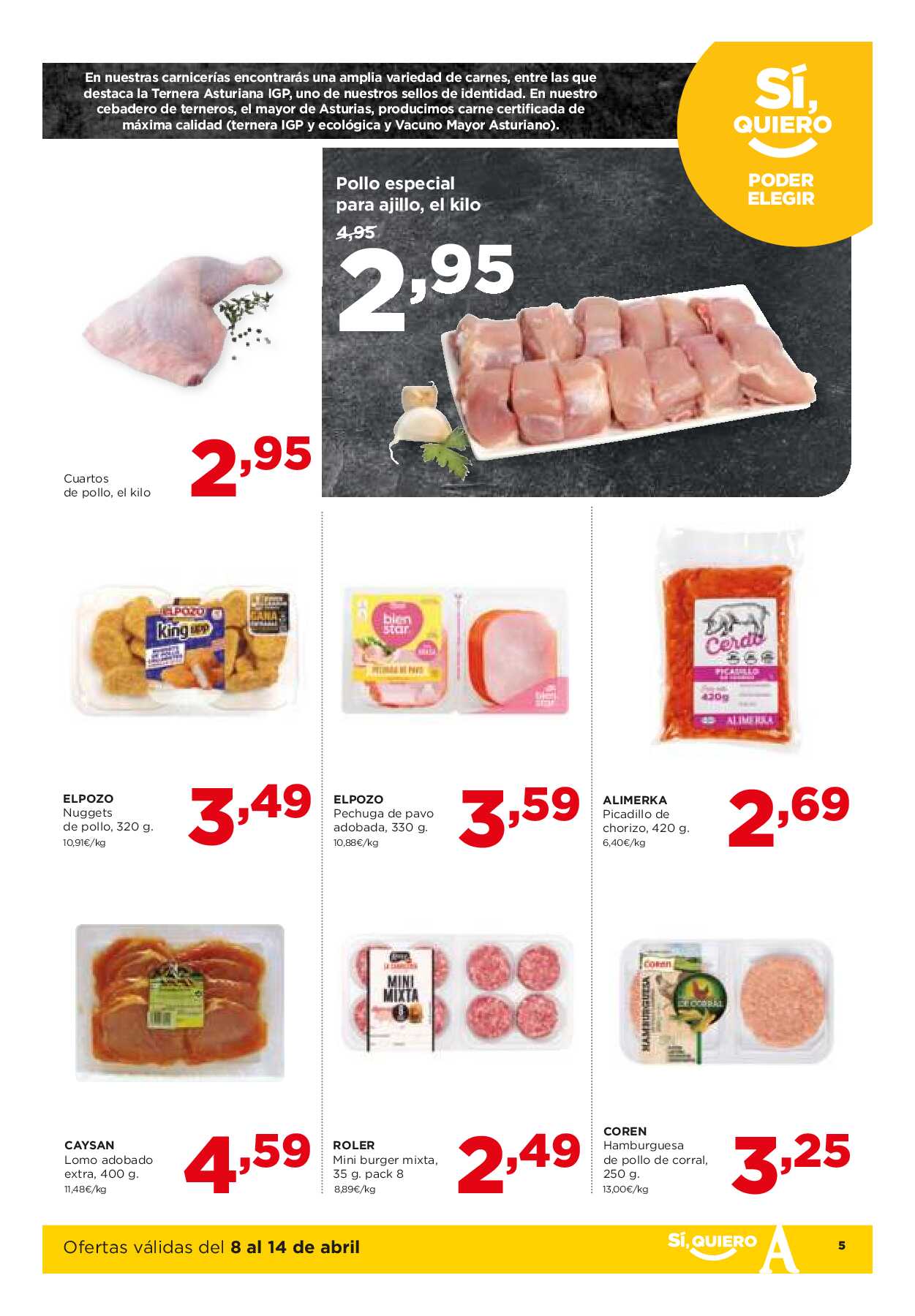 Folleto semanal Alimerka. Página 05