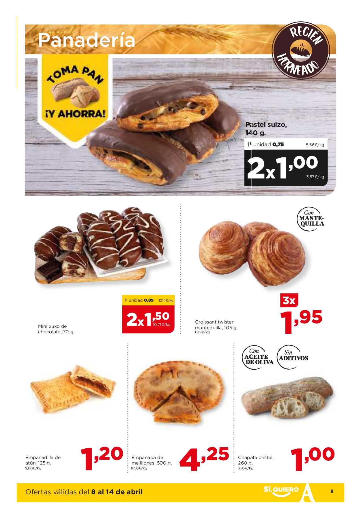 Folleto semanal Alimerka. Página 09
