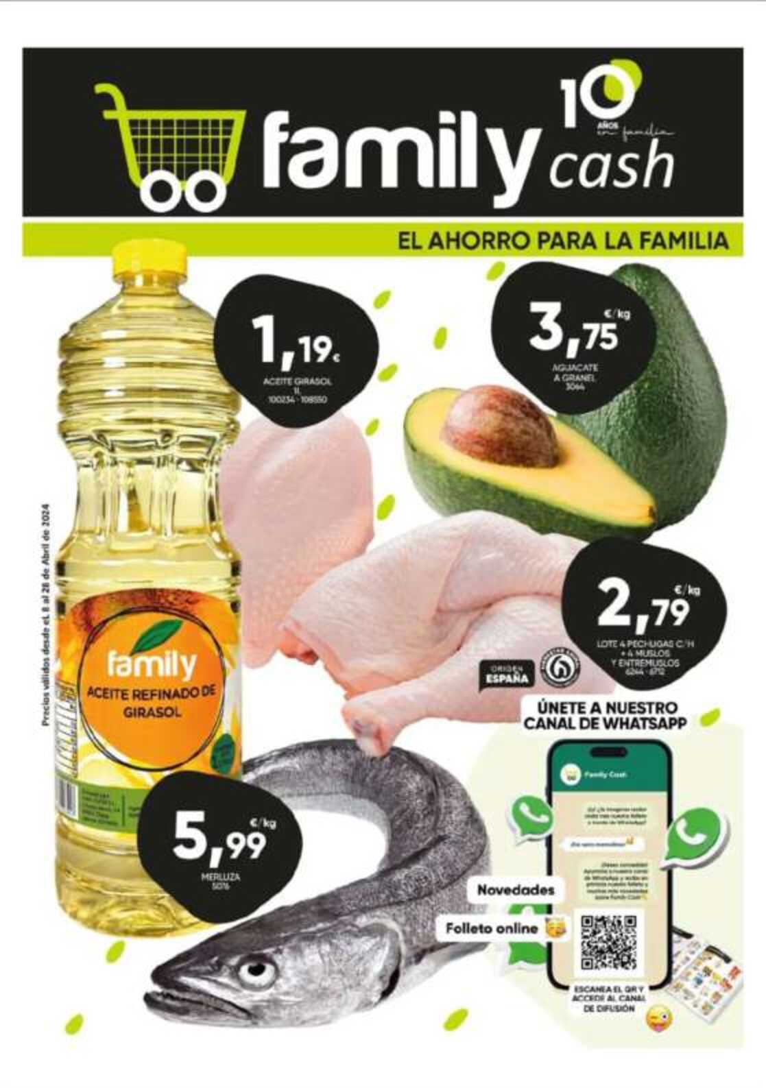 Ofertas supermercado Family Cash. Página 01