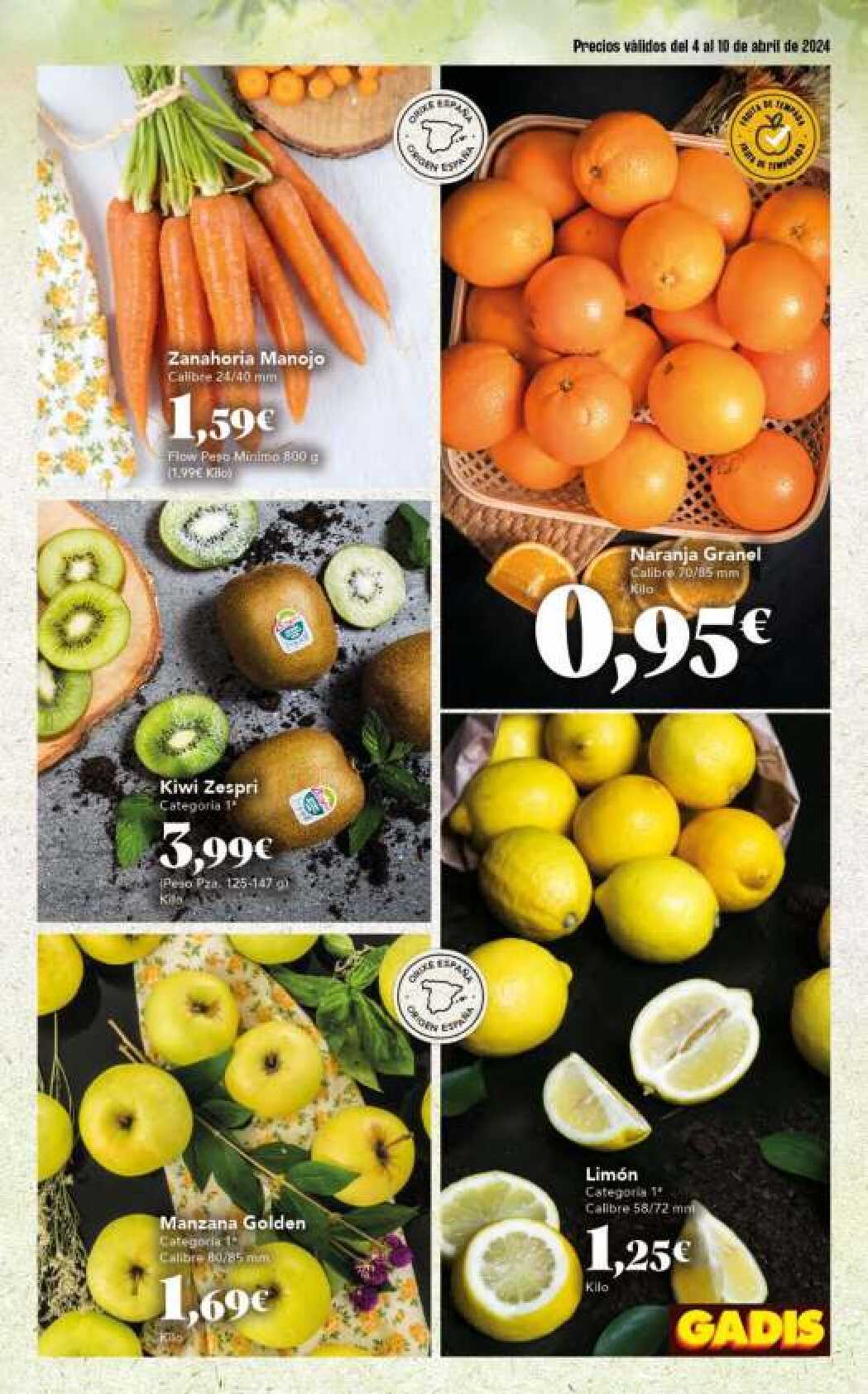 Ofertas semanales Gadis. Página 09
