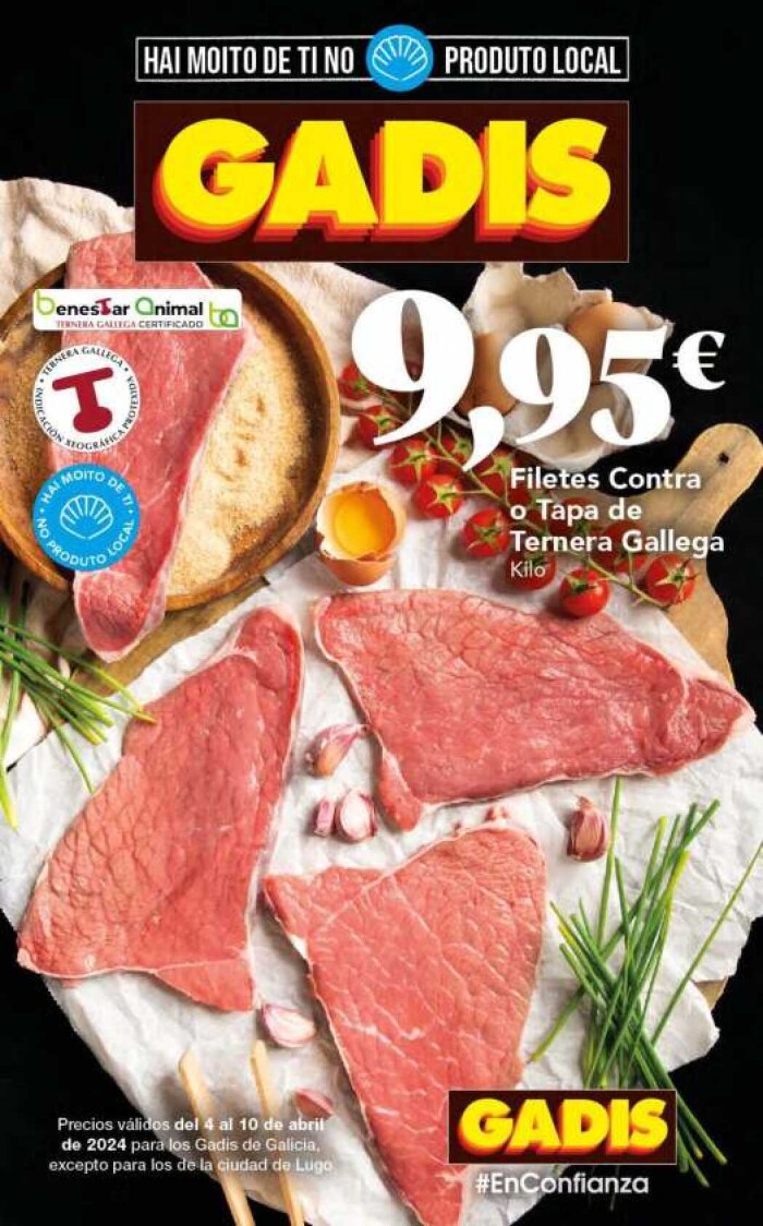 Ofertas semanales Gadis. Página de portada