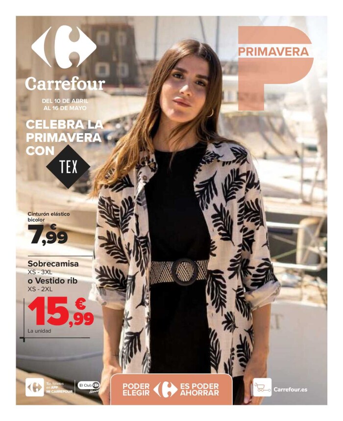 Colección textil Carrefour. Página de portada