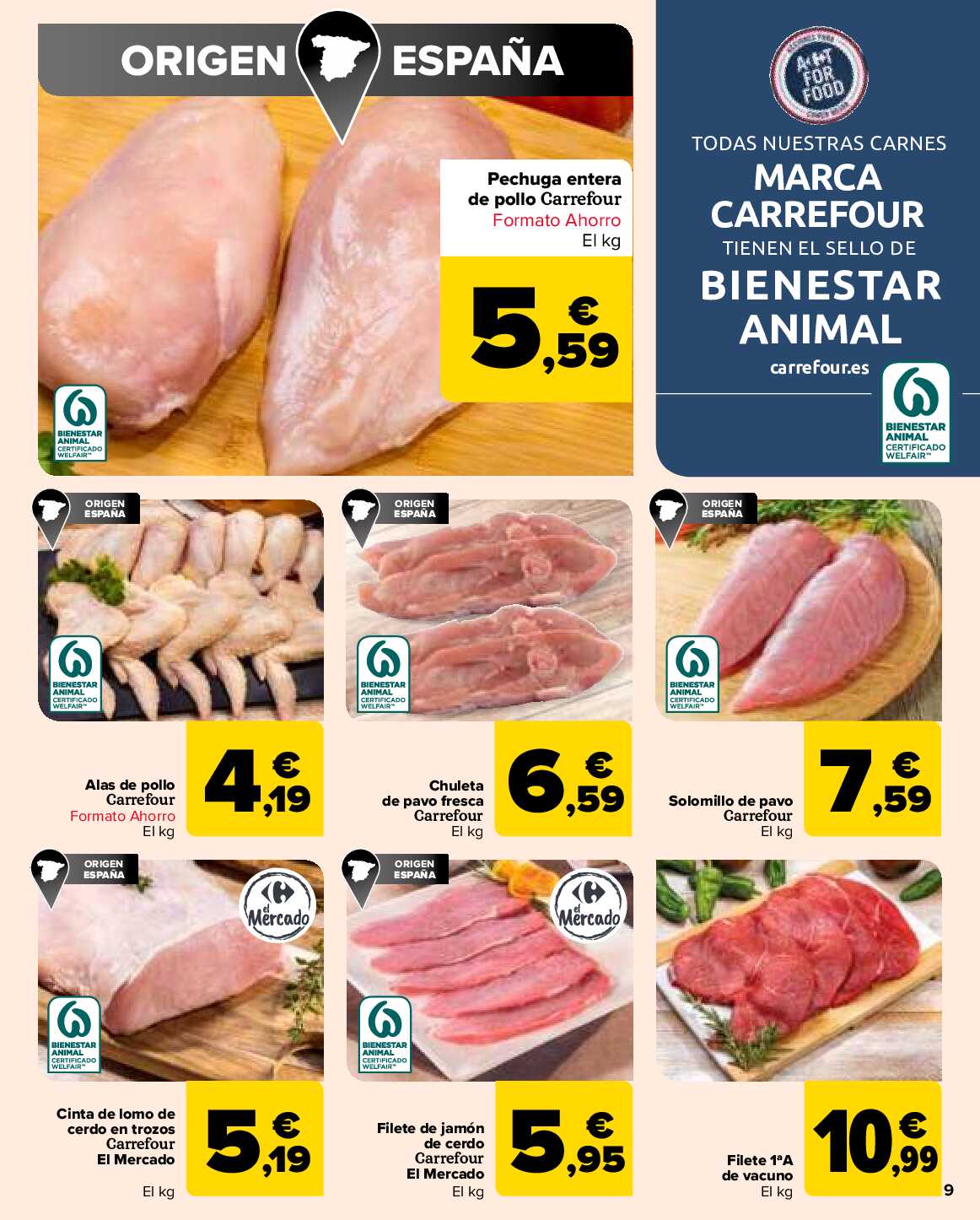50% que vuelve Carrefour. Página 09