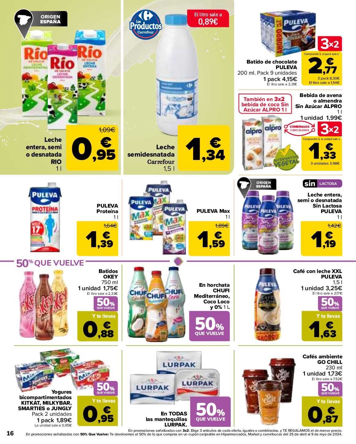 50% que vuelve Carrefour. Página 18