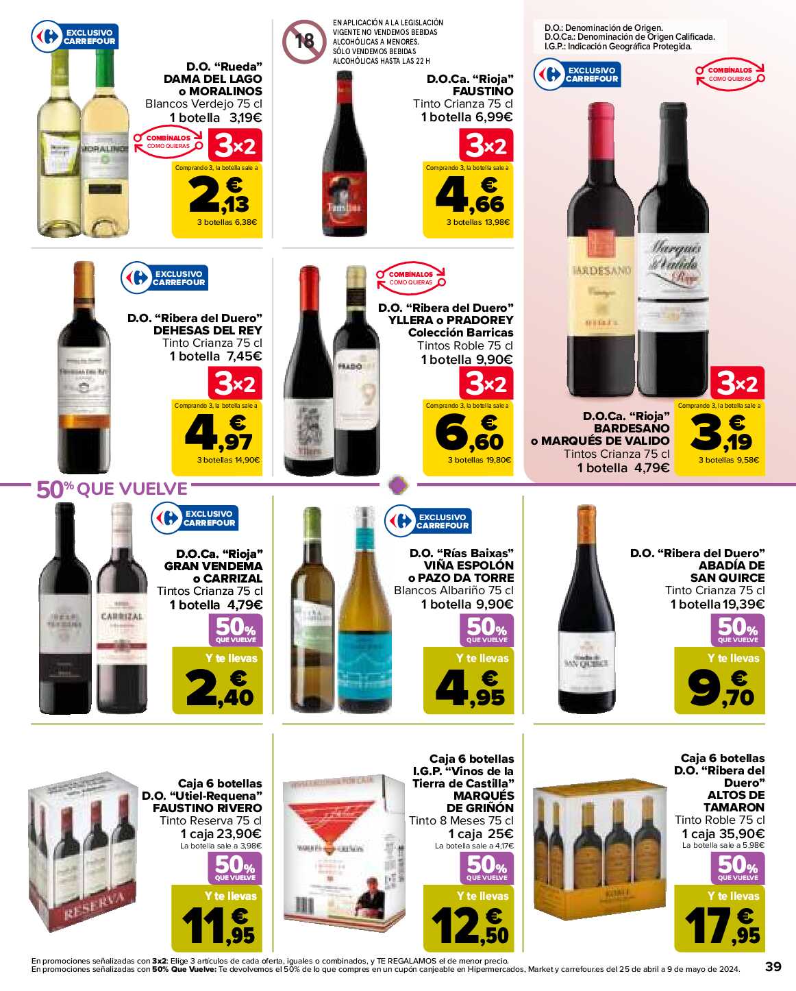50% que vuelve Carrefour. Página 41