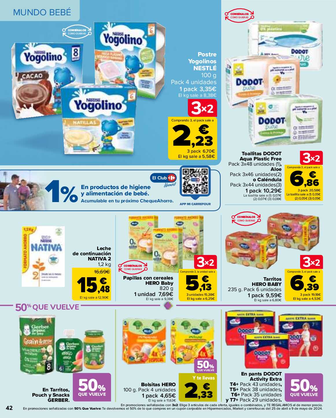 50% que vuelve Carrefour. Página 44