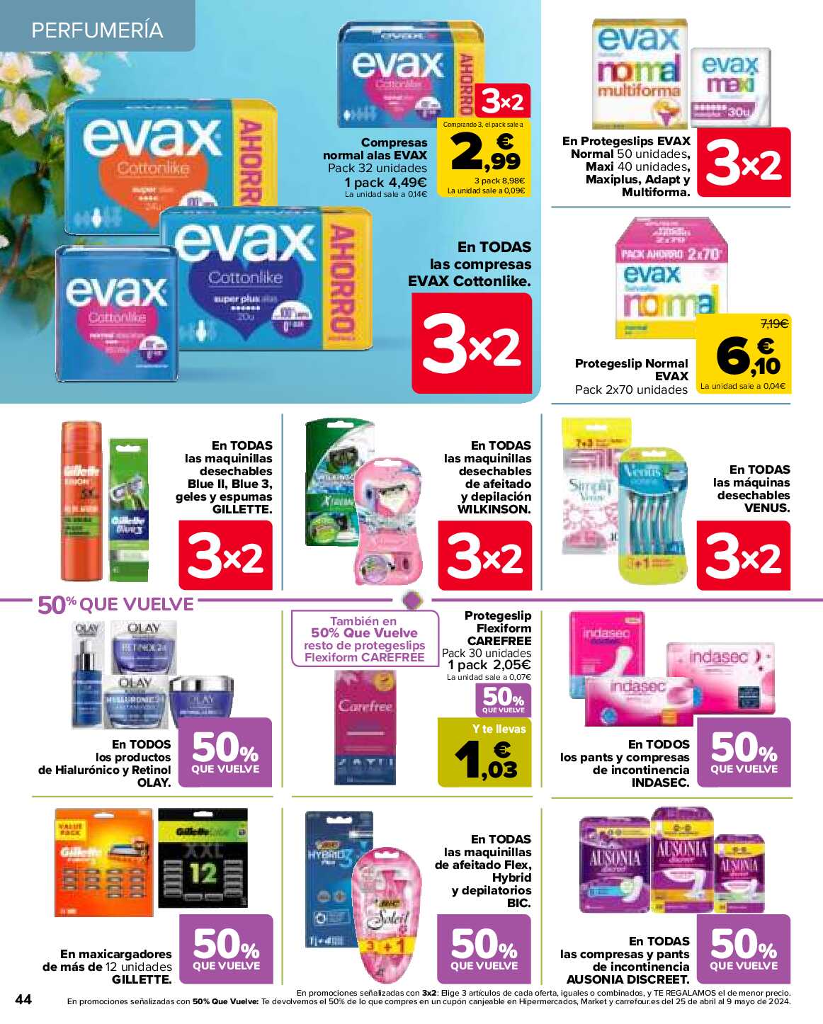 50% que vuelve Carrefour. Página 46