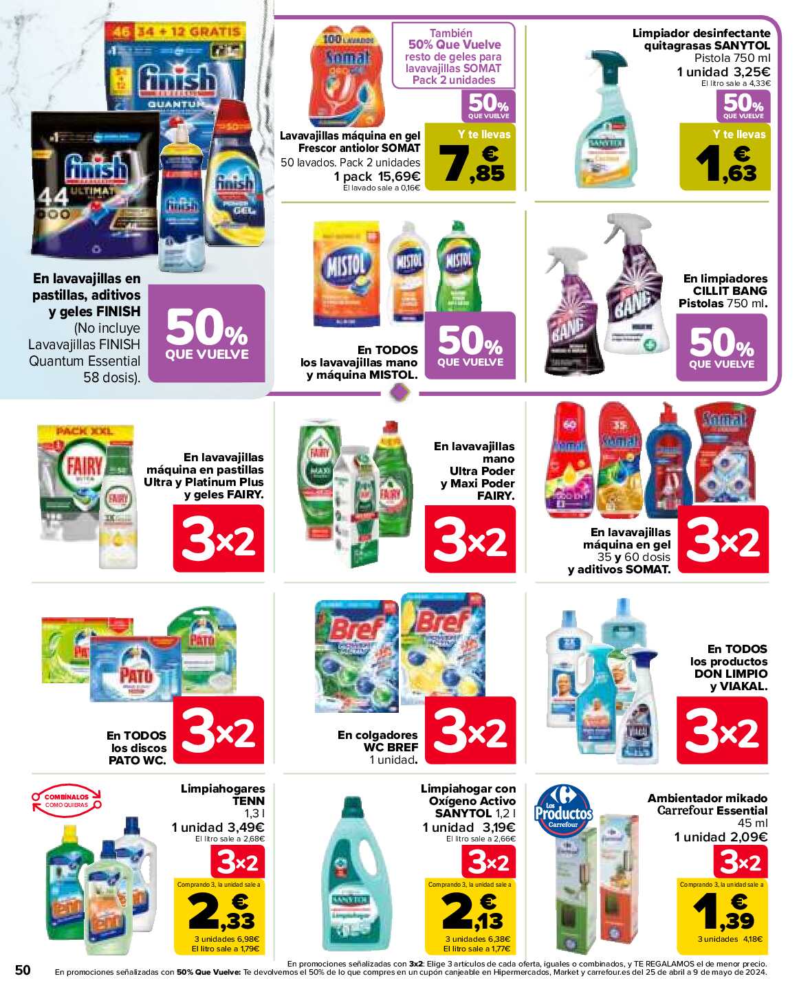 50% que vuelve Carrefour. Página 52