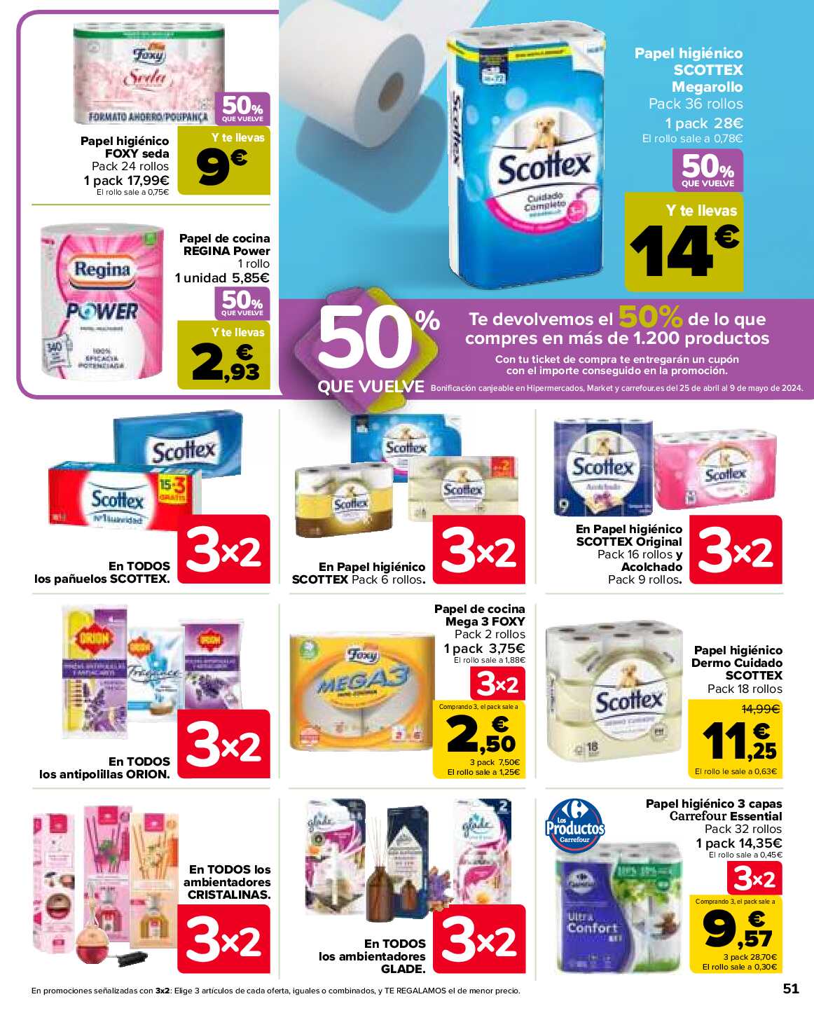 50% que vuelve Carrefour. Página 53