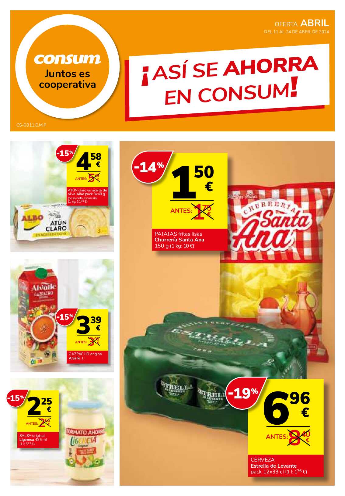 Ofertas quincenales Consum. Página 01