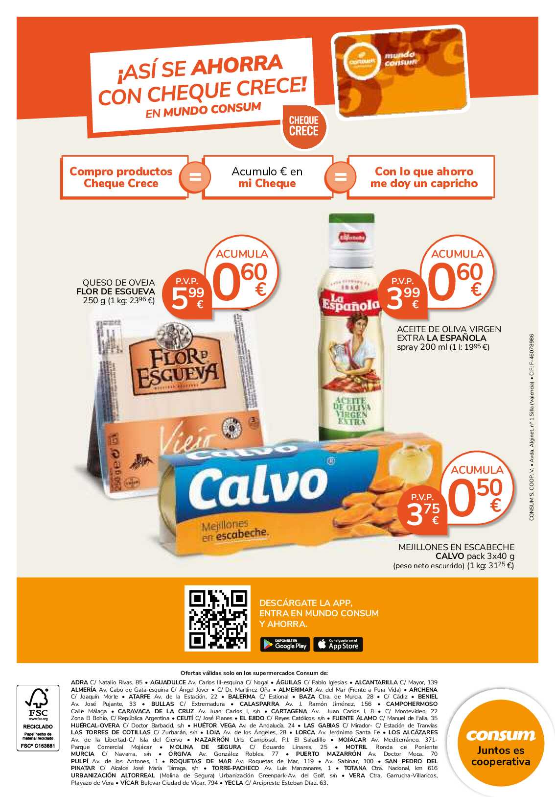 Ofertas quincenales Consum. Página 09