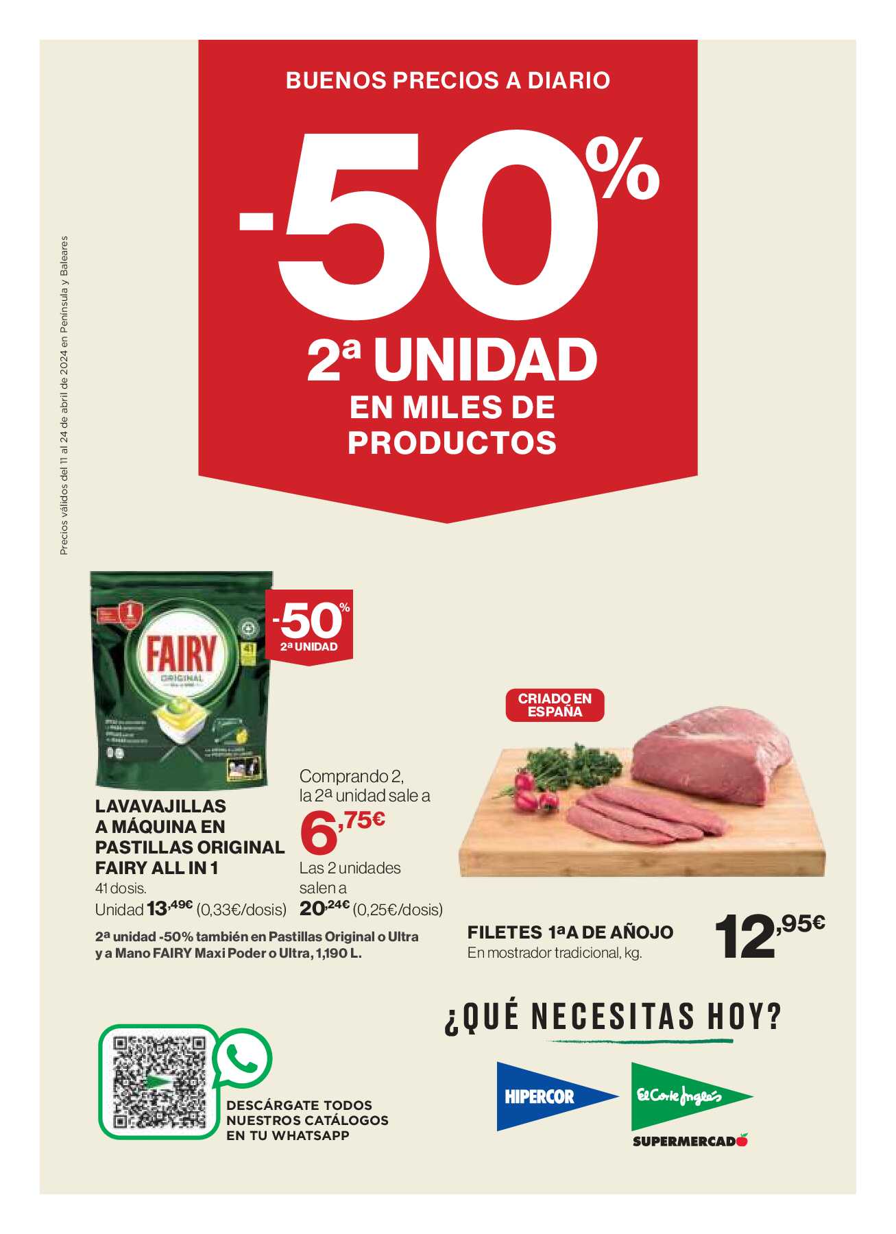 -50% segunda unidad El Corte Inglés. Página 01