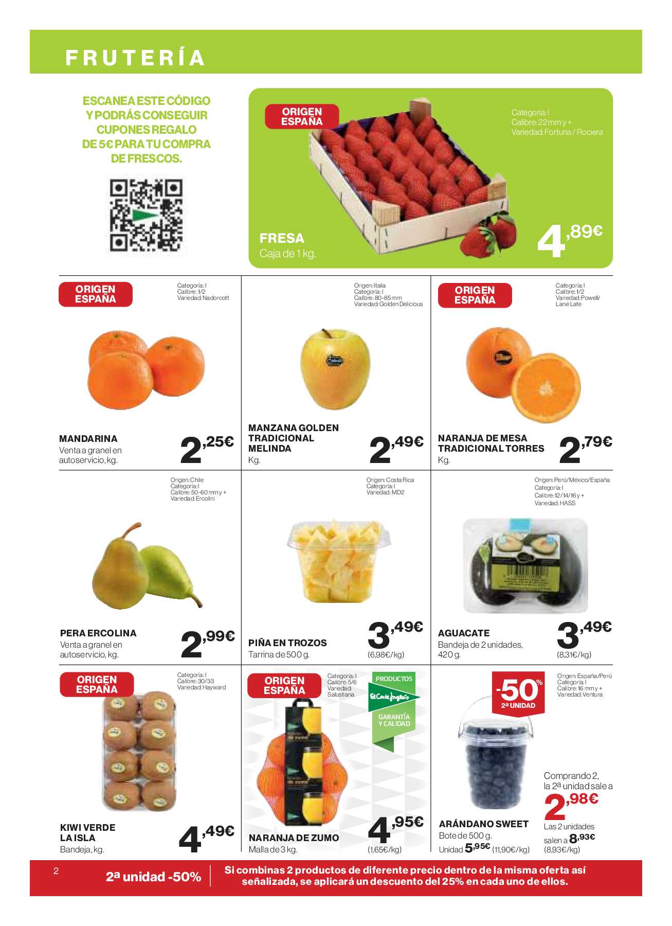 -50% segunda unidad El Corte Inglés. Página 02