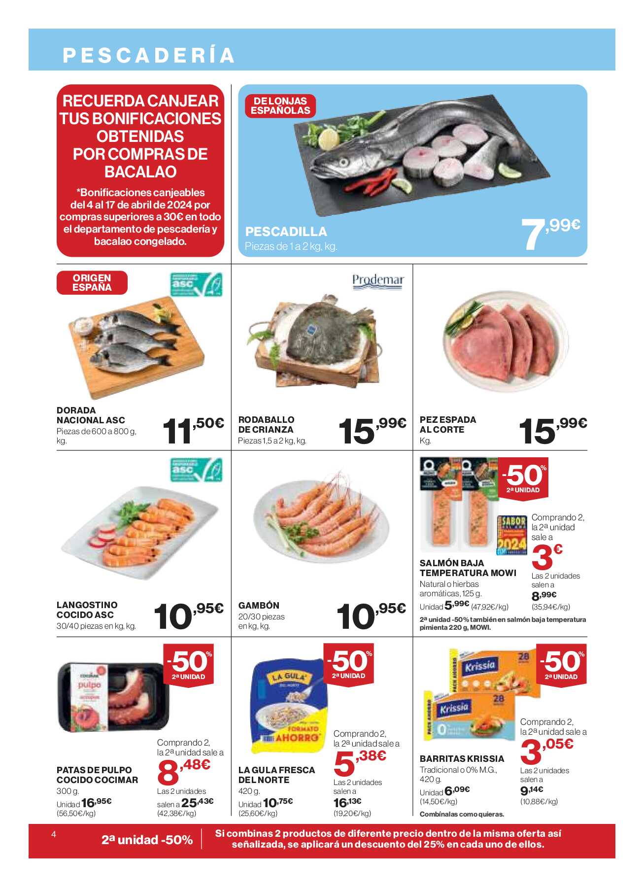 -50% segunda unidad El Corte Inglés. Página 04