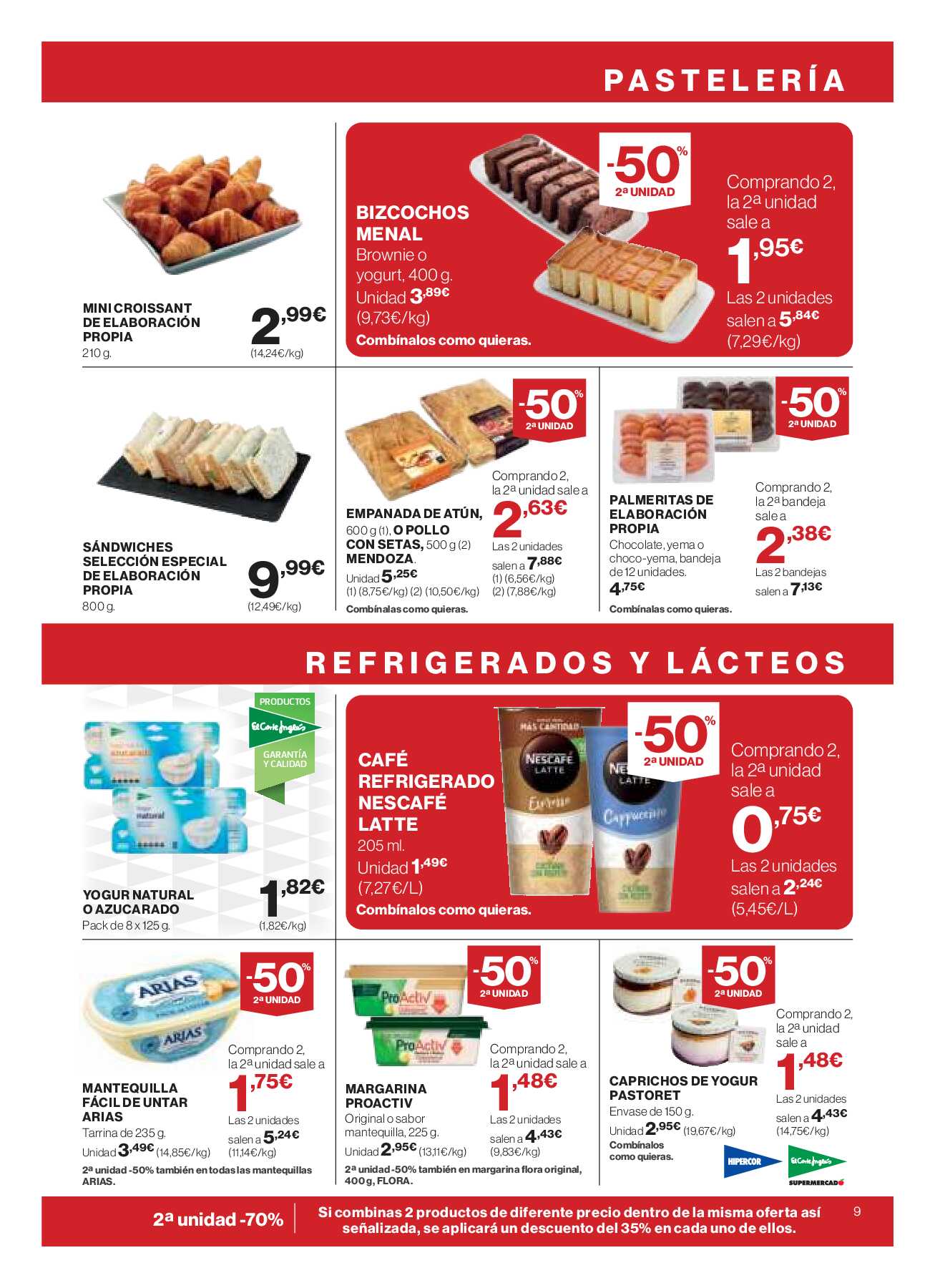 -50% segunda unidad El Corte Inglés. Página 09