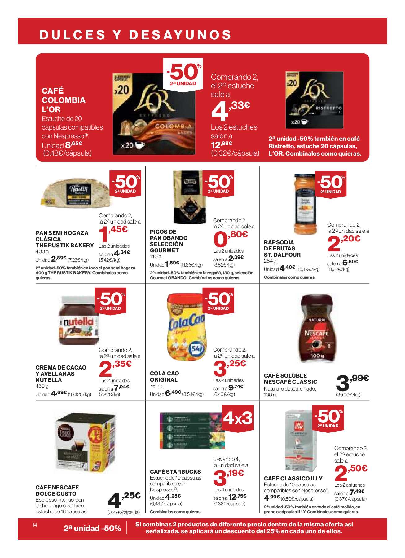 -50% segunda unidad El Corte Inglés. Página 14