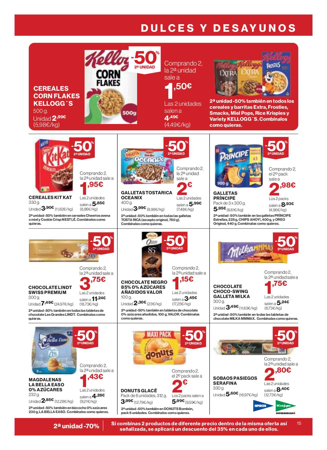 -50% segunda unidad El Corte Inglés. Página 15