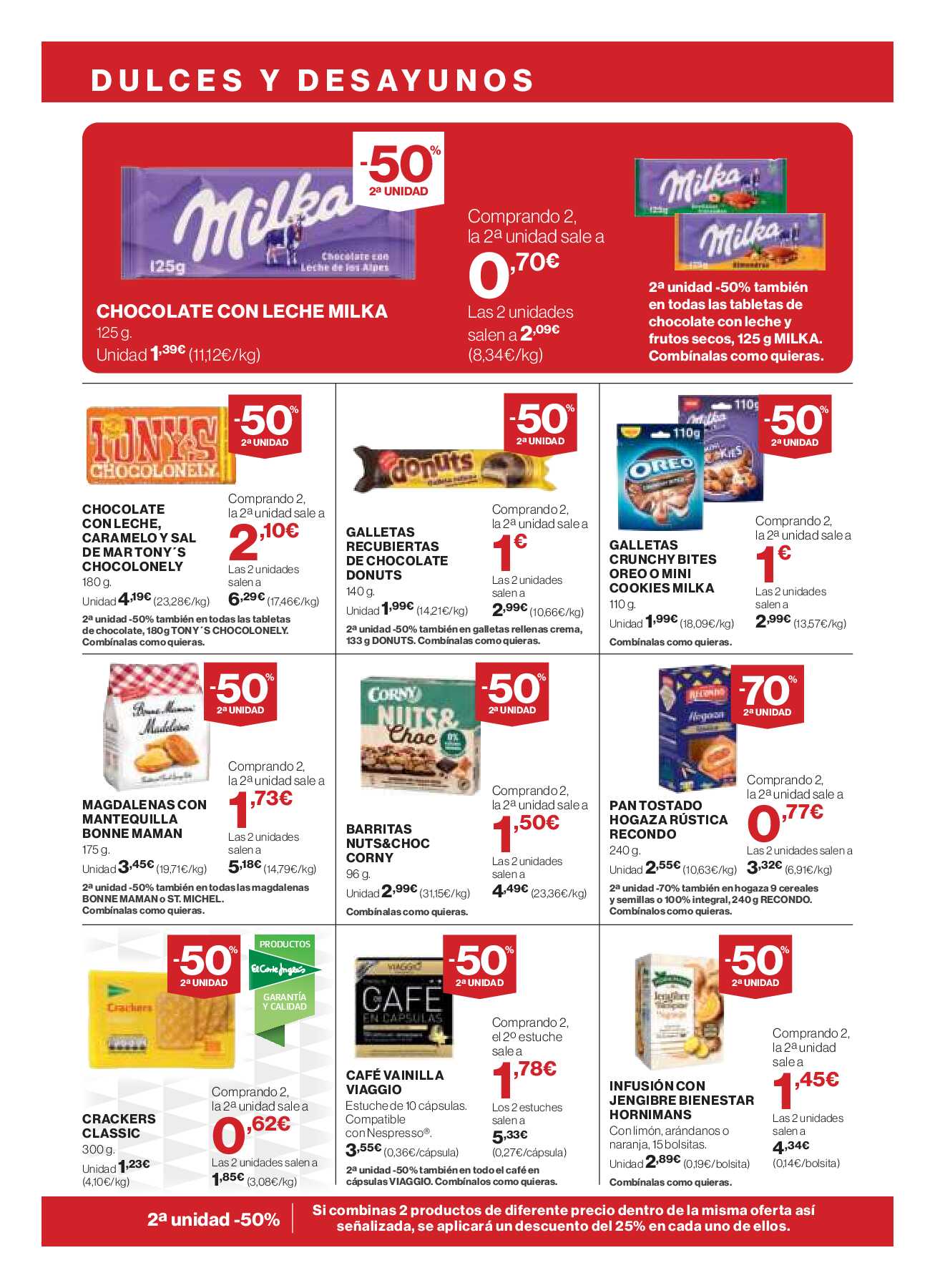 -50% segunda unidad El Corte Inglés. Página 16