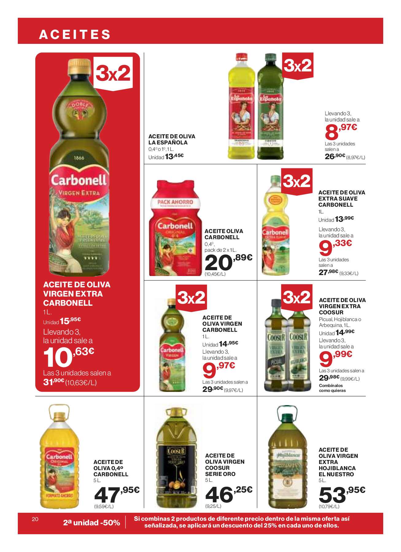 -50% segunda unidad El Corte Inglés. Página 22
